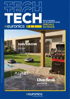 Anteprima dell'opuscolo Euronics volantino Outdoor dal negozio Euronics valido da 05/05/2026