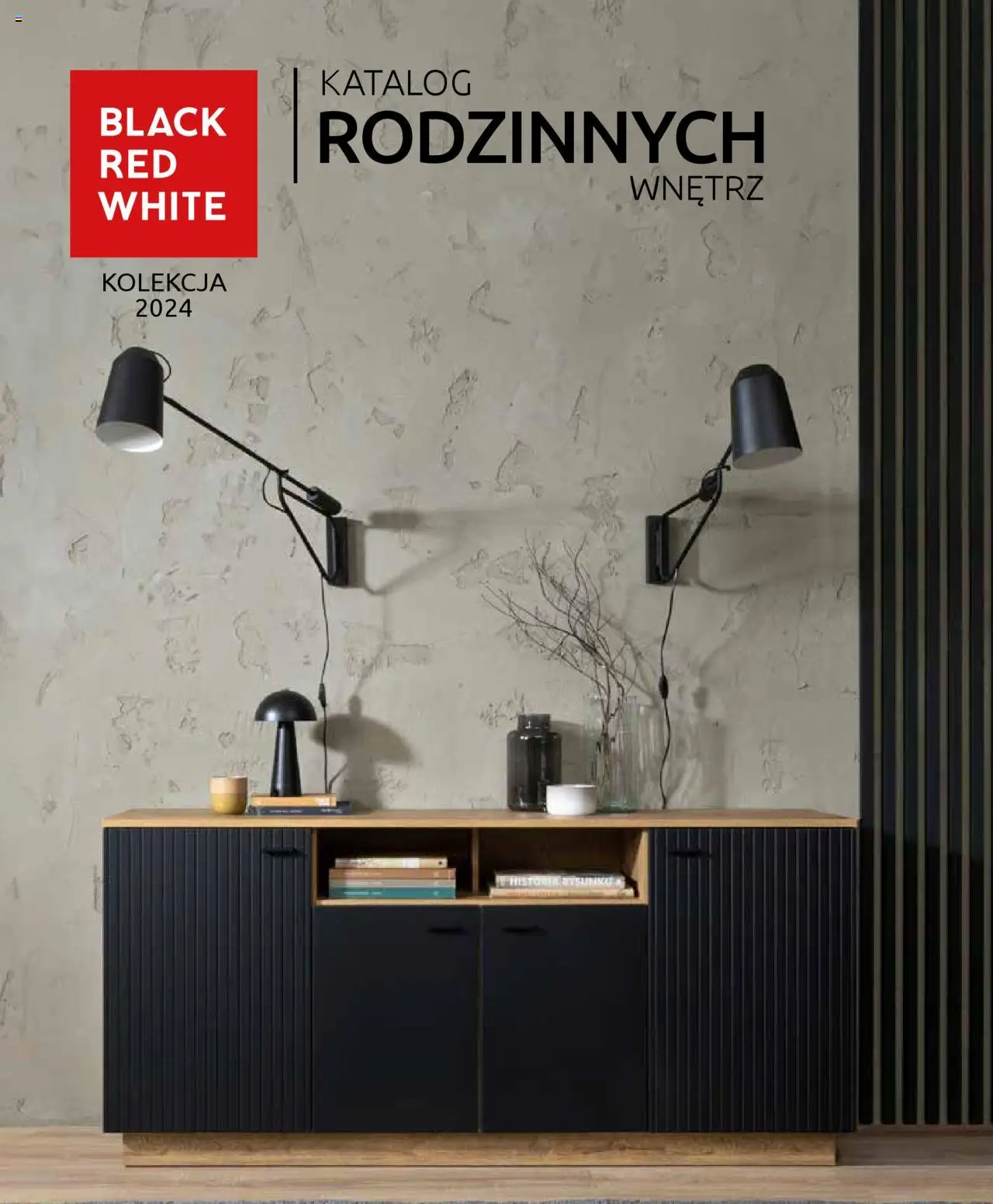 Pogląd gazetki "Katalog rodzinnych wnętrz" ze sklepu Black Red White ważnej od 24.05.2024