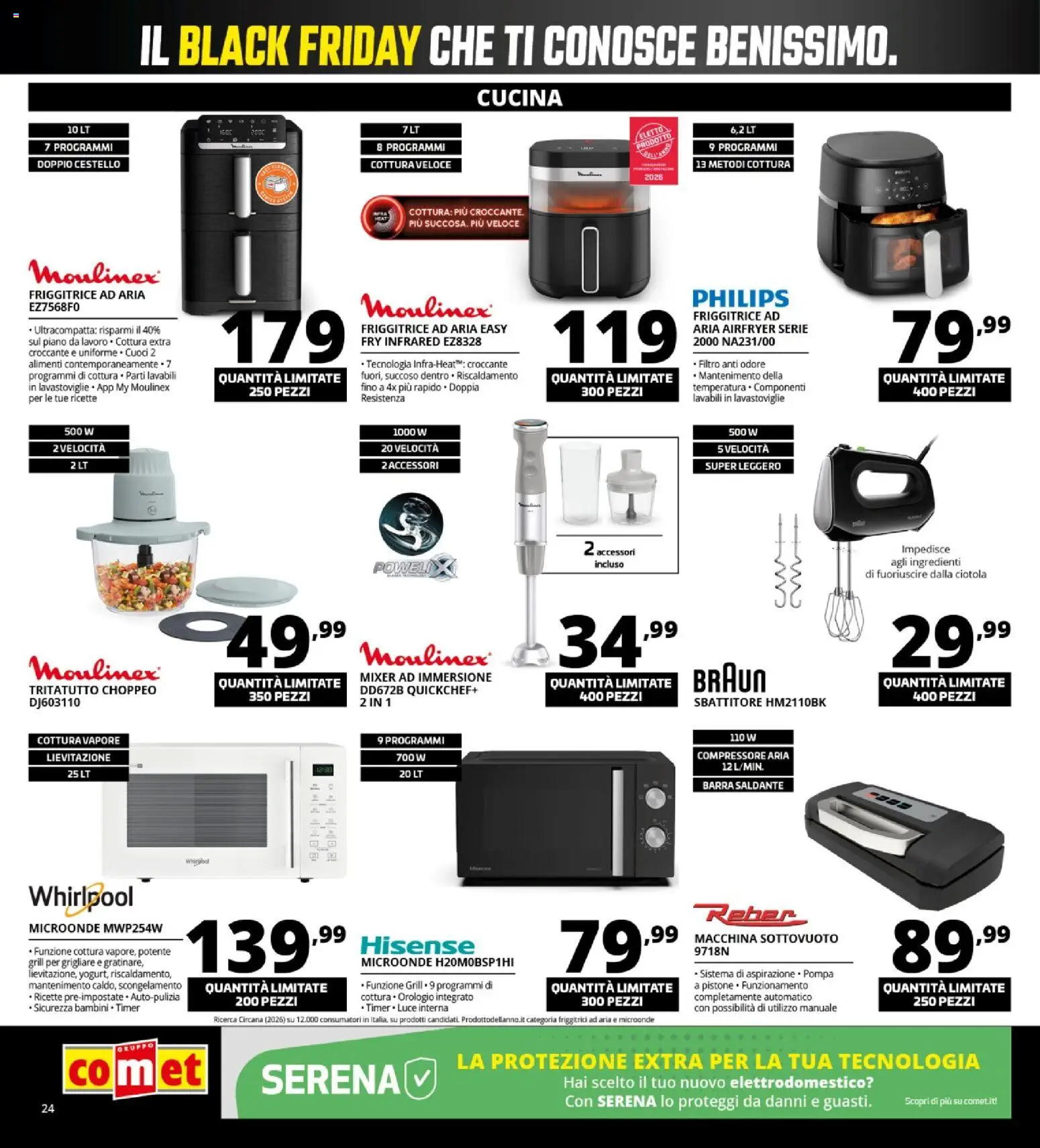 Anteprima dell'opuscolo Comet Black Friday dal negozio Comet valido da 29/10/2026