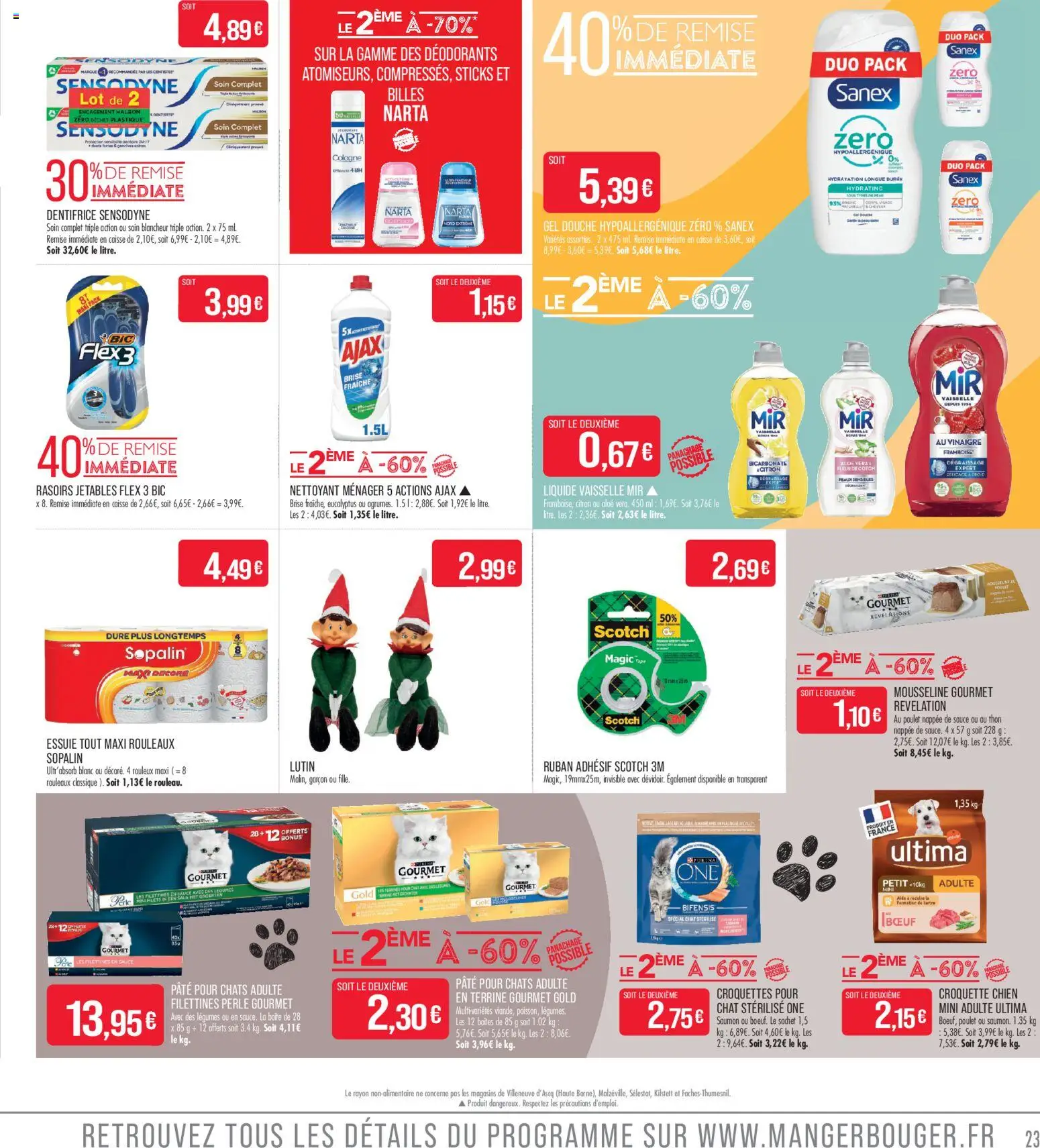 Prévisualisation de Match Supermarché - La match mania du magasin Match Supermarché formulaire valide 27/10/2026 - Poulet, Saumon, Vaisselle, Douche, Citron, Framboises, Vinaigre, Rasoirs jetables