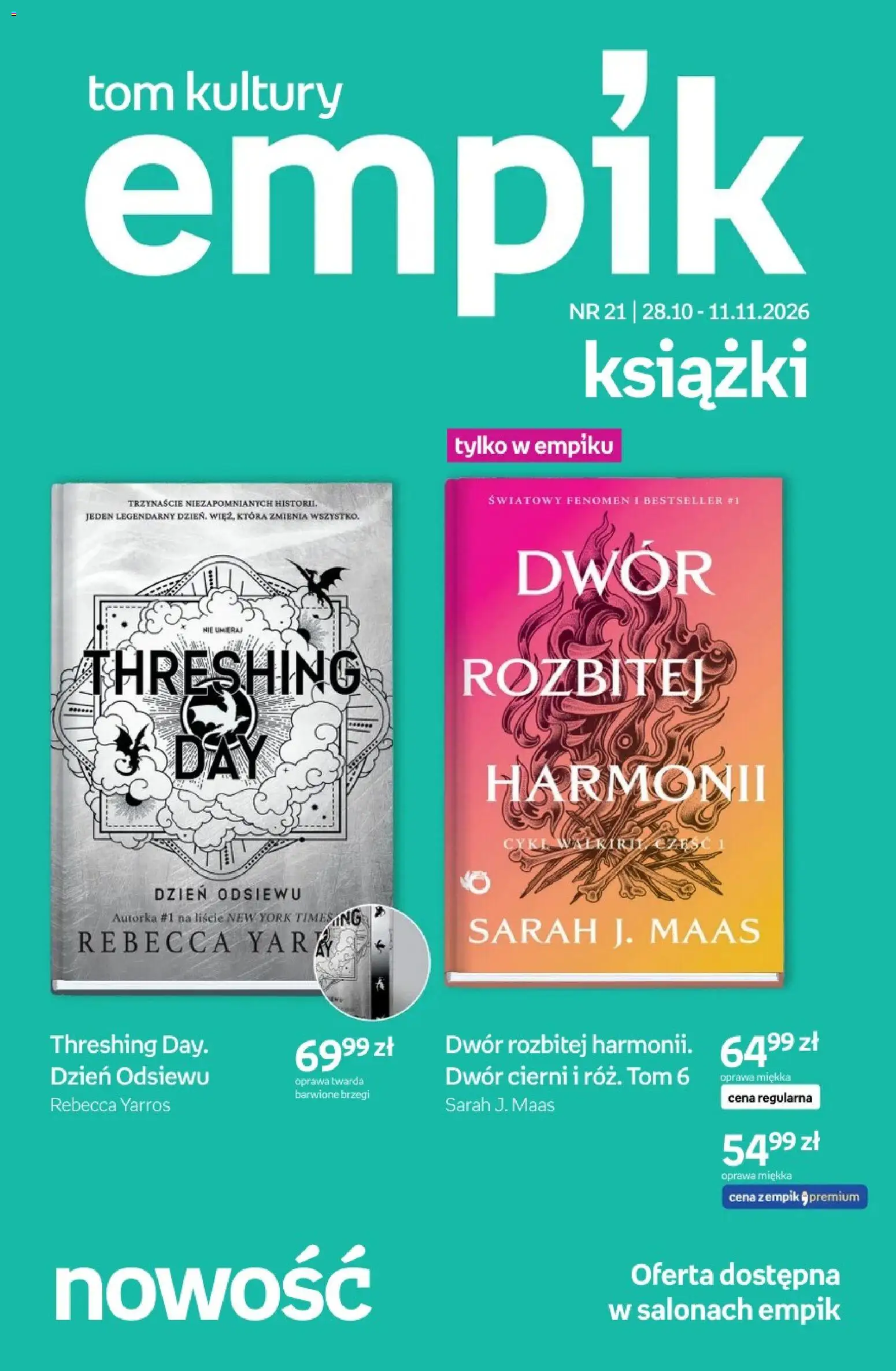 Pogląd gazetki "Empik Black Weeks" ze sklepu Empik ważnej od 28.10.2026 - Książki