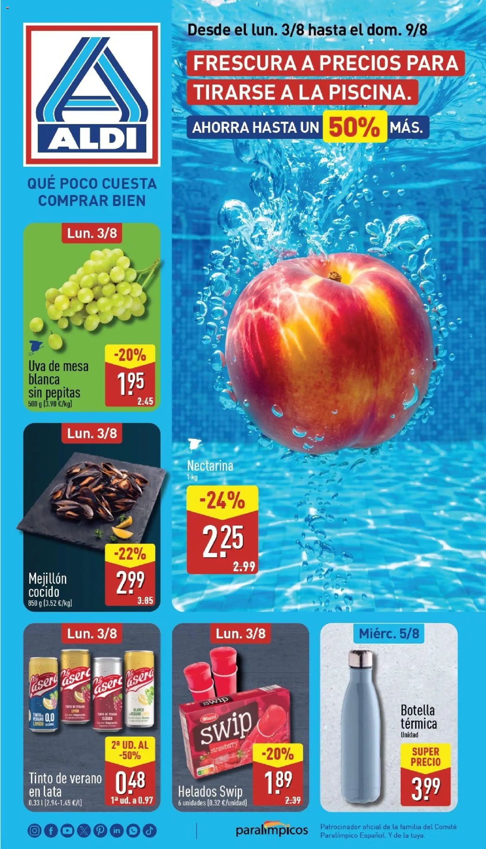 Vista previa del folleto de la tienda Aldi válido desde el 03/08/2026 