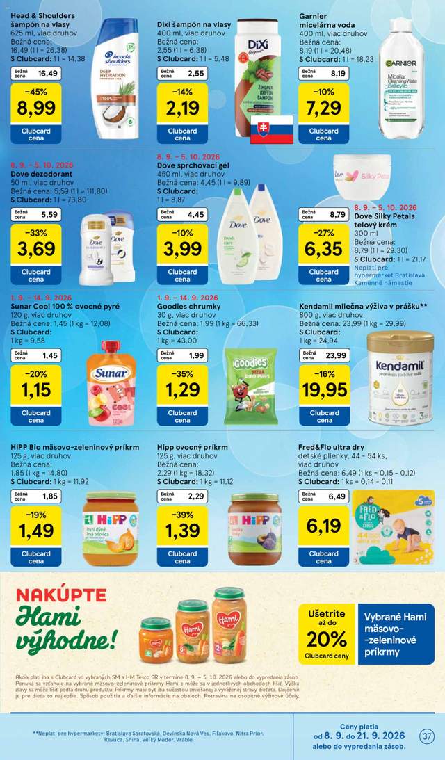 Nový Tesco leták od 09.09.