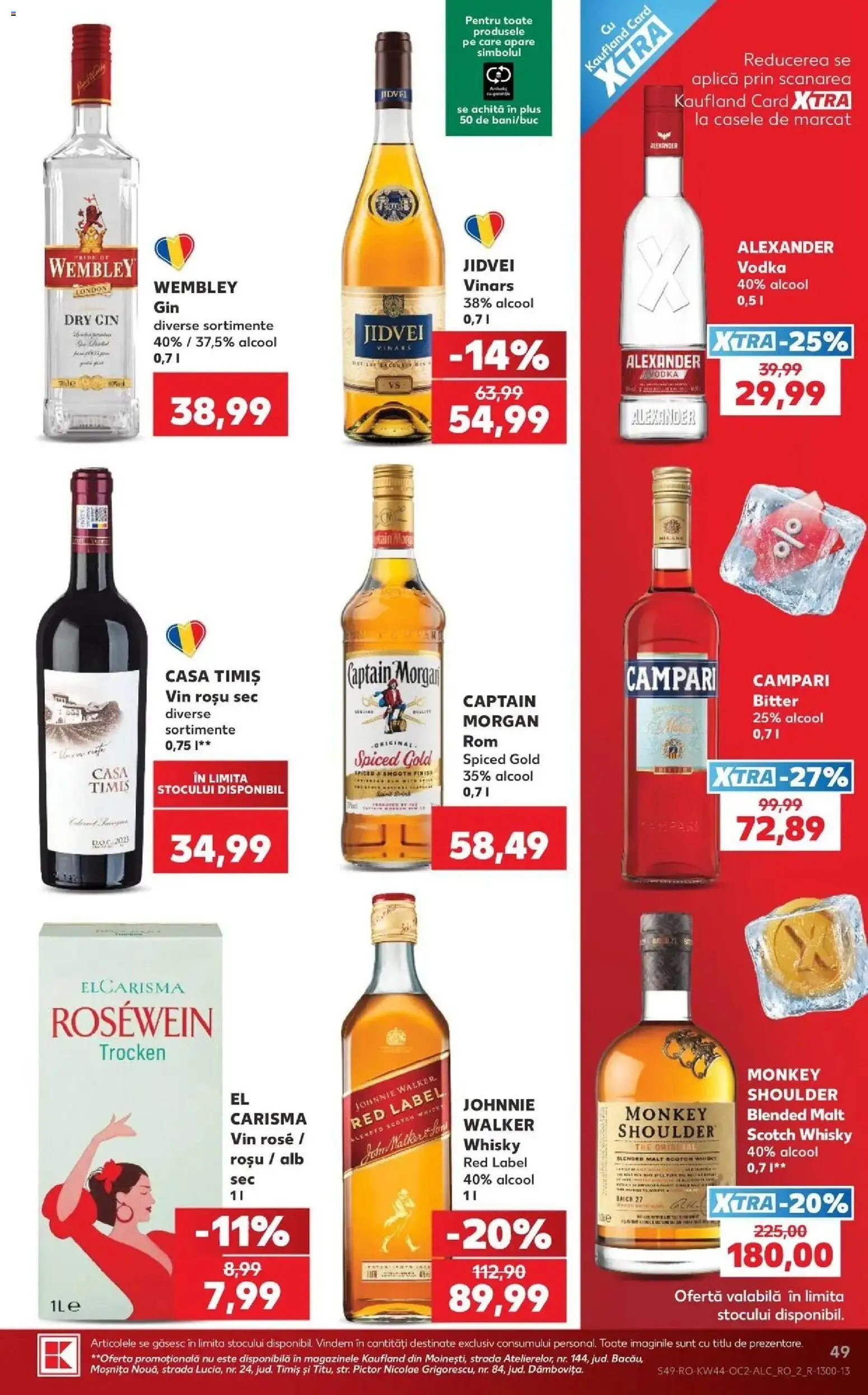 Previzualizarea de cataloage: Kaufland Kaufland Satu Mare valabil de la 28.10.2026 - Gin, Vin, Vodka, Plus, Vin rose, Vin rosu, Aplică, Scotch Whisky