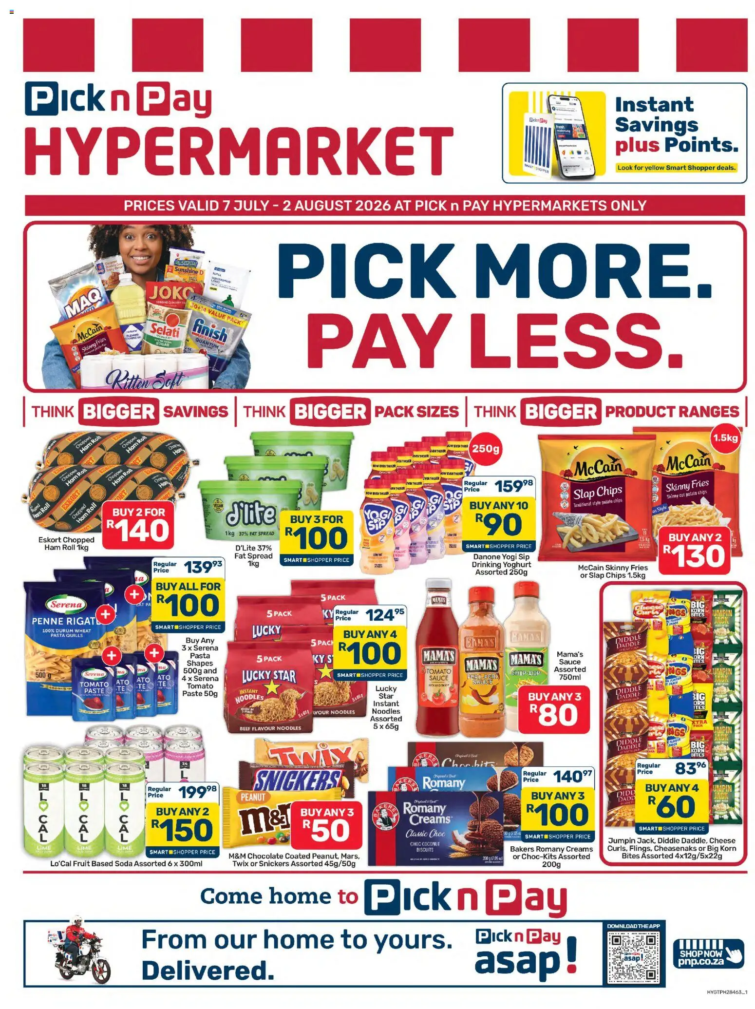 Preview of Pick n Pay flyer valid from 07/07/2026