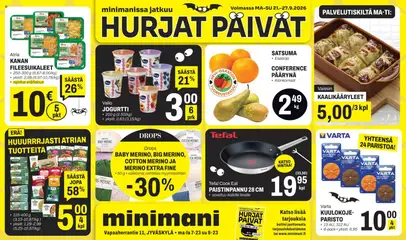 Kaupan Minimani Minimani tarjoukset - Jyväskylä esikatselu, voimassa 21/09/2026
