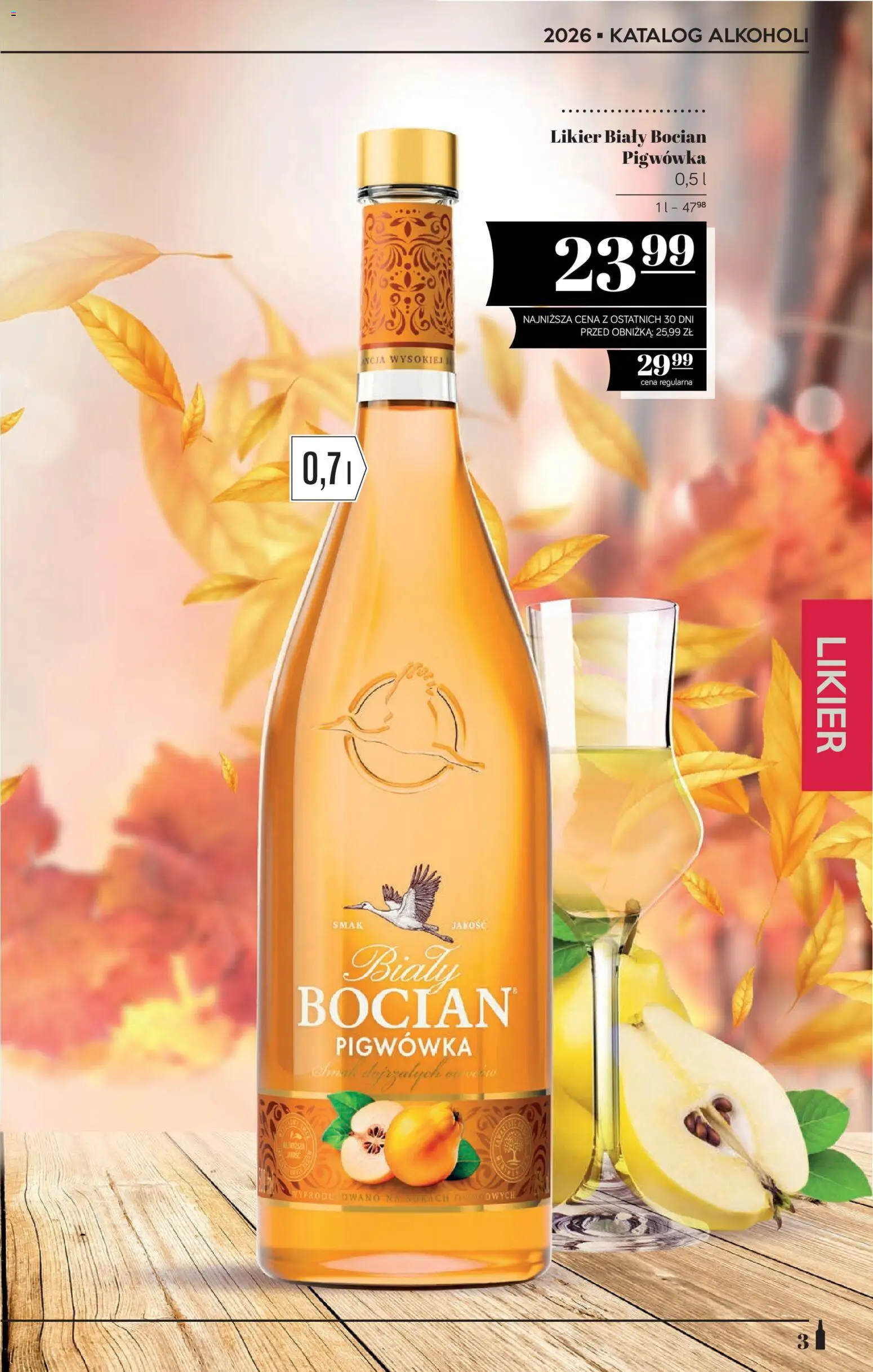 Pogląd gazetki "POLOmarket katalog - Alkoholi" ze sklepu POLOmarket ważnej od 22.10.2026 - Biały Bocian