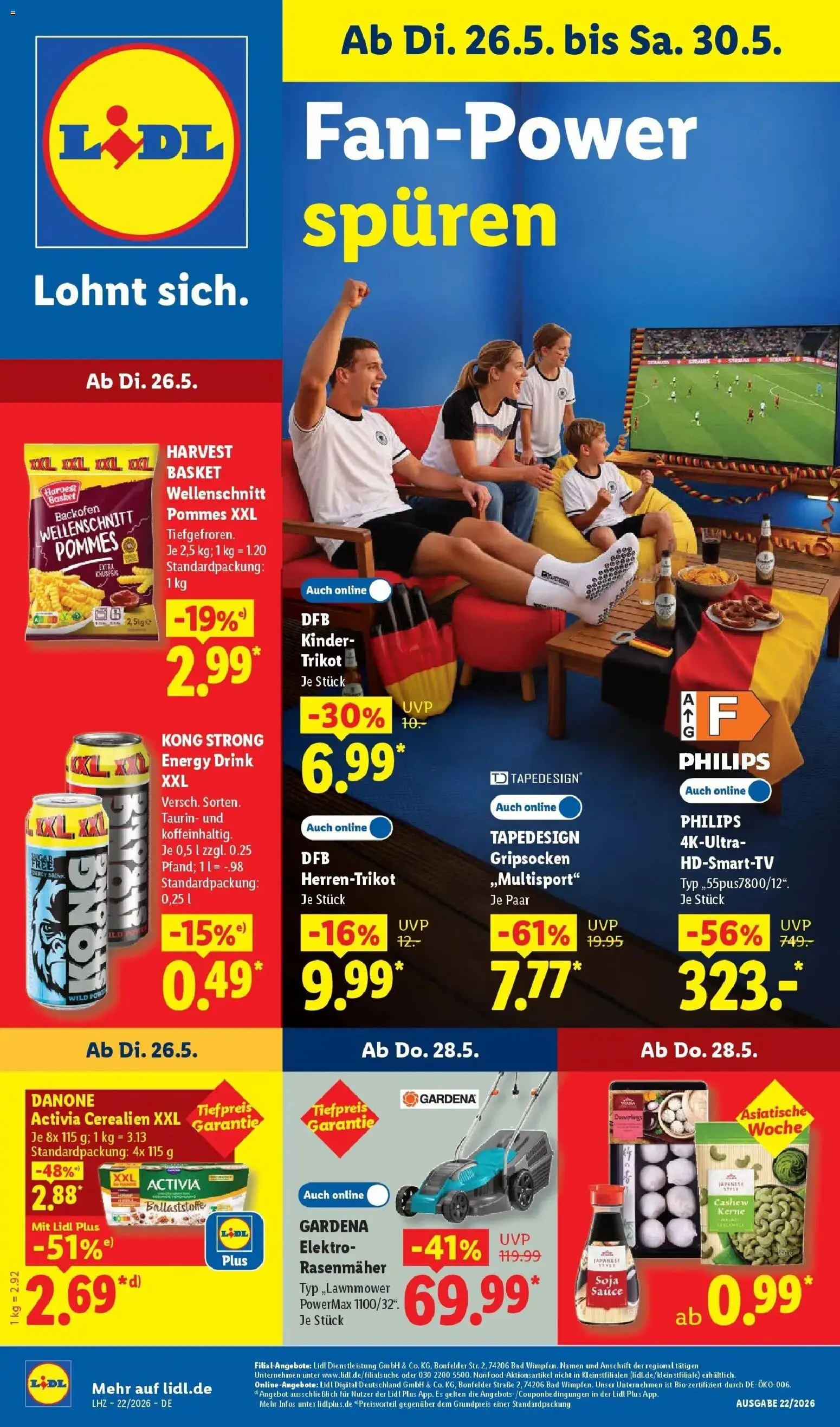 Vorschau von dem Prospekt des Geschäftes Lidl, gültig ab dem 24.05.2026