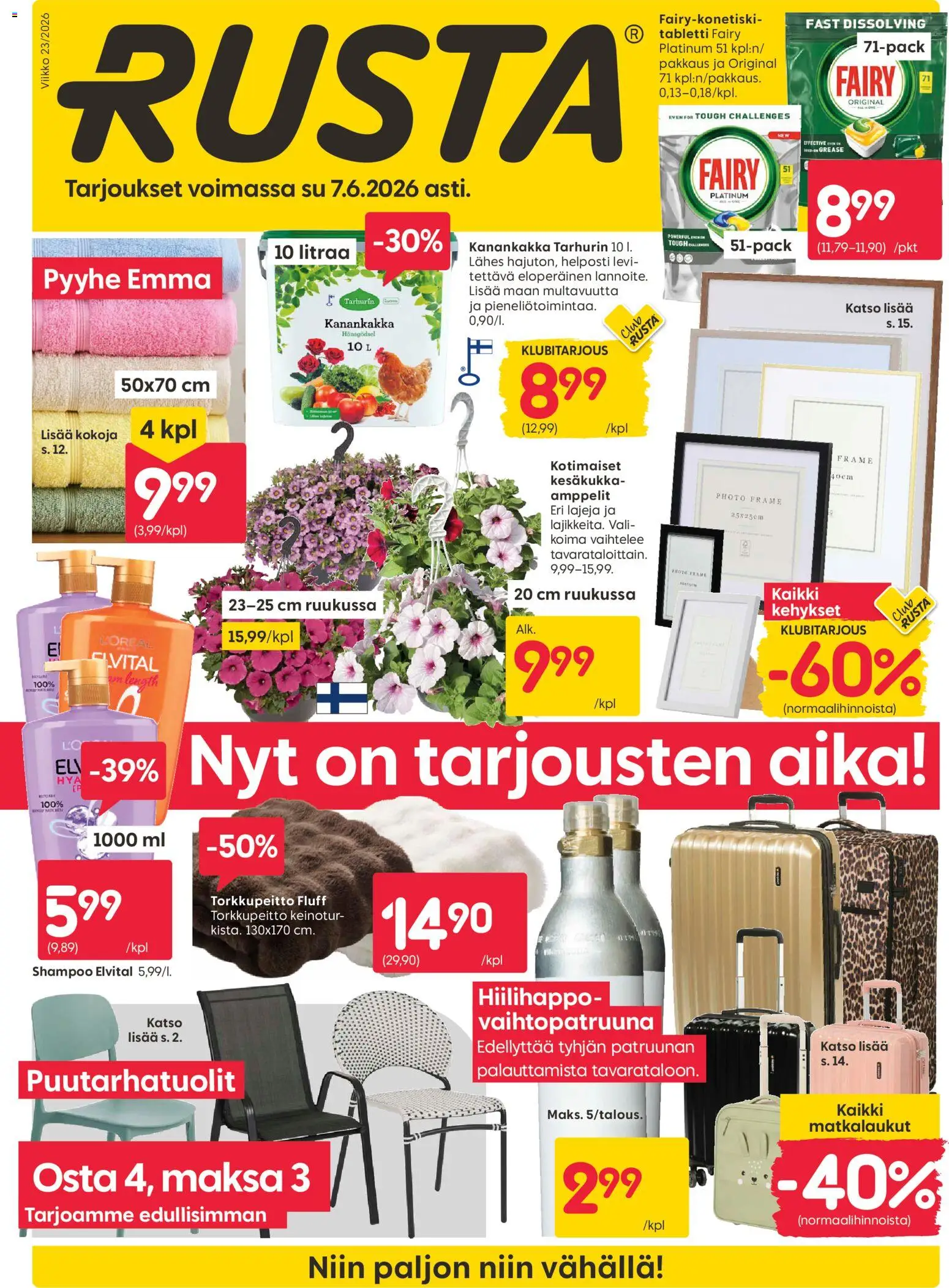 Kaupan Rusta Rusta tarjoukset esikatselu, voimassa 01/06/2026