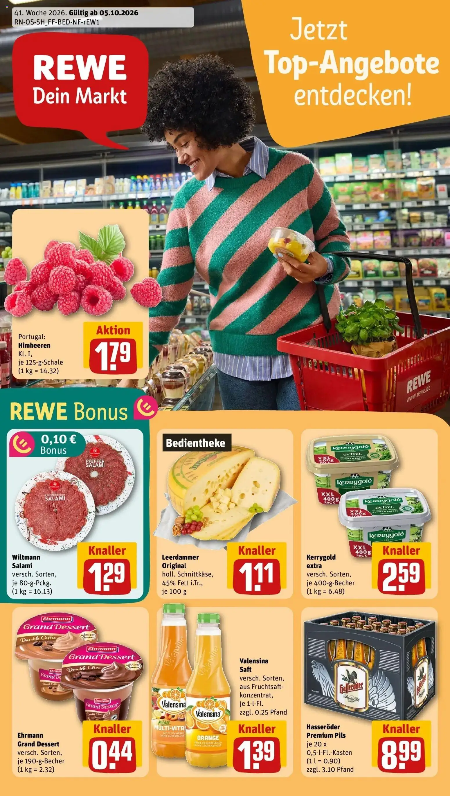 Vorschau von dem Prospekt des Geschäftes Rewe, gültig ab dem 05.10.2026