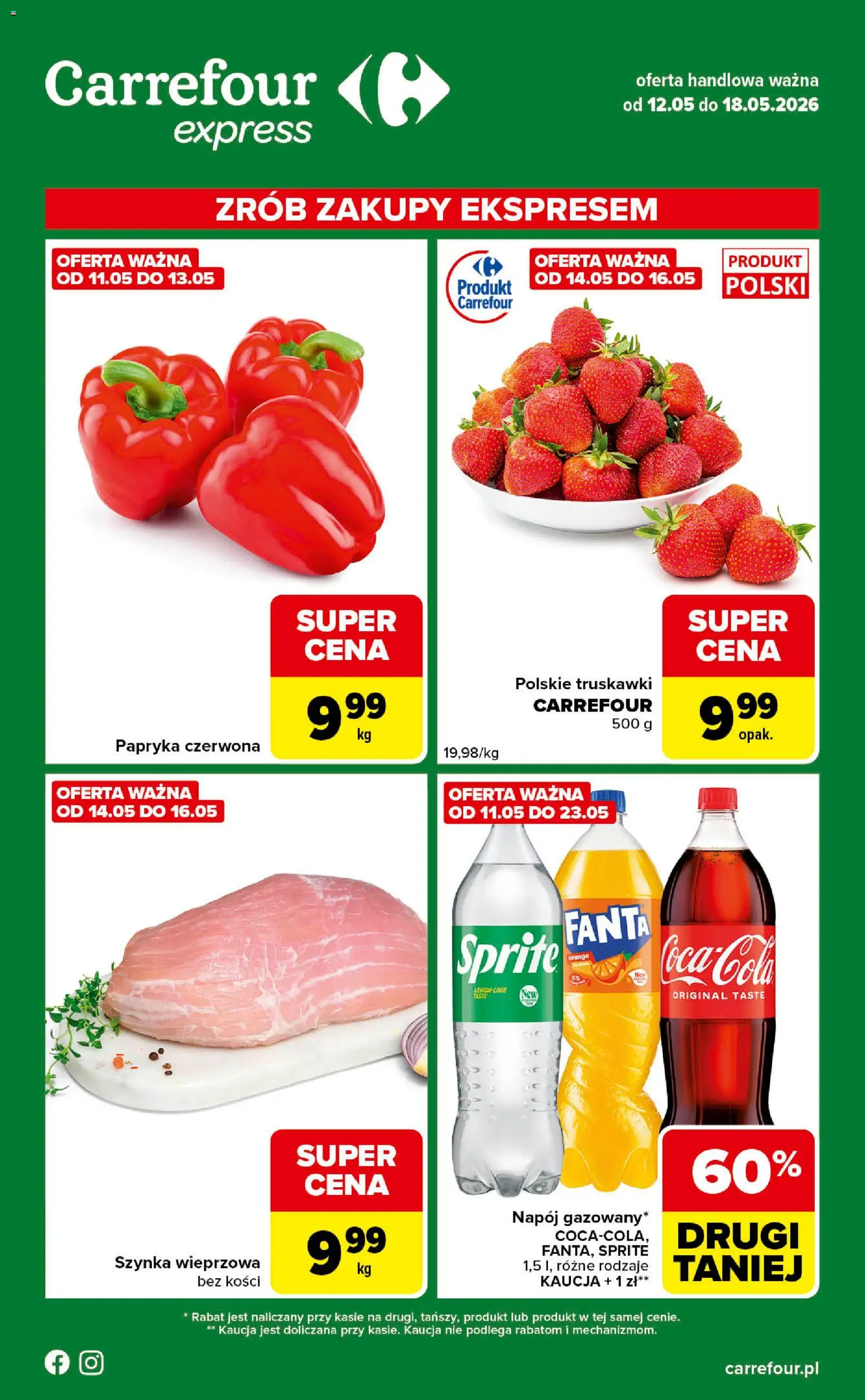 Pogląd gazetki "Carrefour gazetka - Express" ze sklepu Carrefour ważnej od 12.05.2026