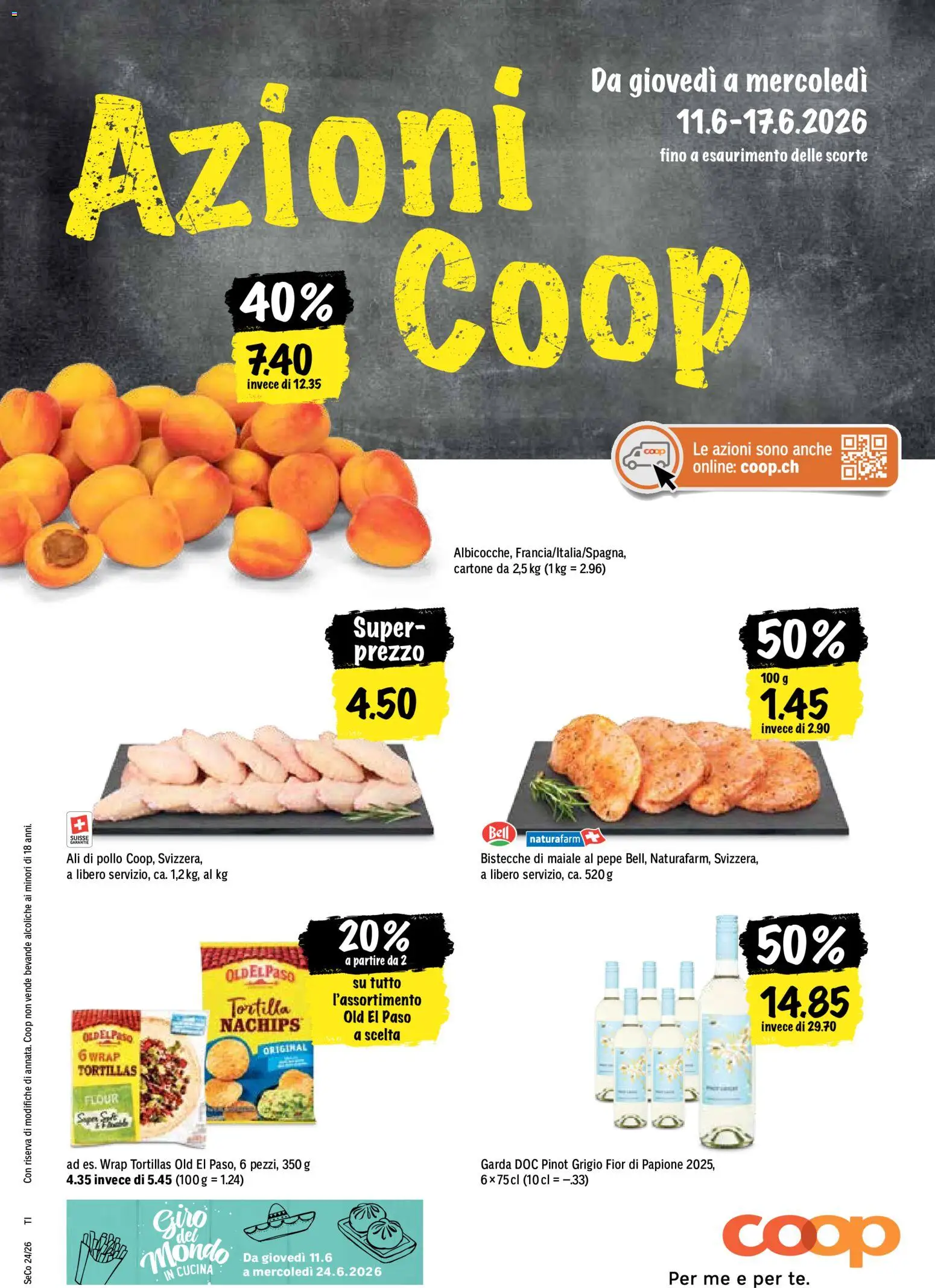Vorschau des Merkblatts Coop aktionen IT vom Shop Coop gültig von 11.06.2026 bis 17.06.2026