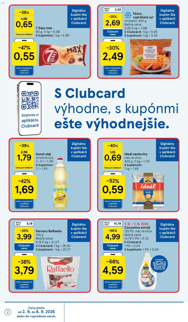 Nový Tesco leták od 02.09.