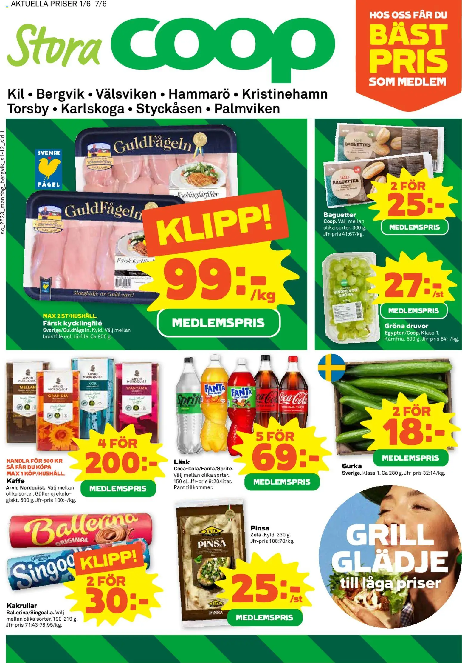 Förhandsgranska reklamblad Stora Coop erbjudanden från butik Stora Coop gäller från 01/06/2026