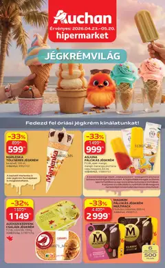 Auchan - Auchan Jégkrém ajánlataink megtekintése, amely érvényes 2026.04.23.-től