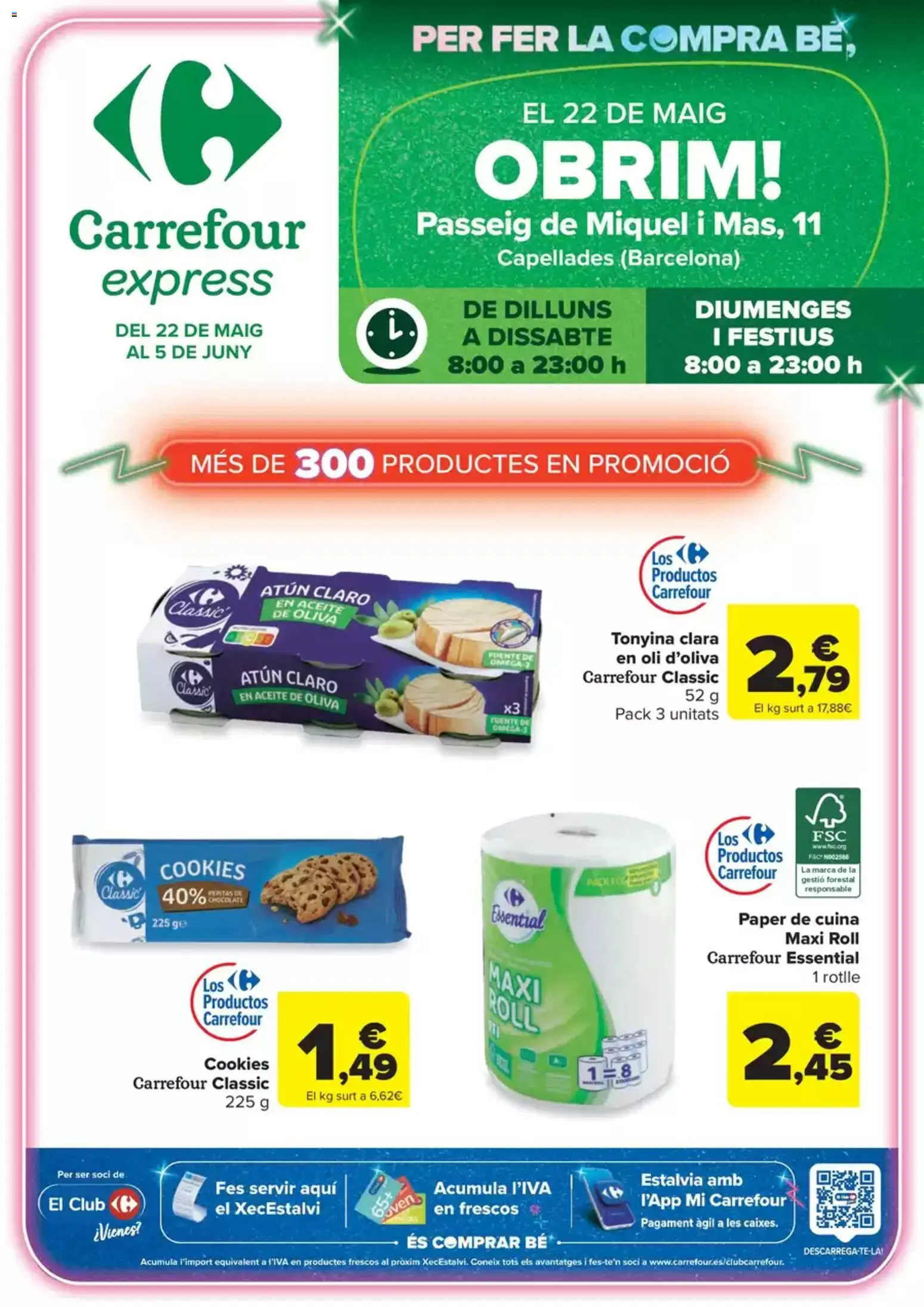Vista previa del folleto de la tienda Carrefour Express válido desde el 22/05/2026 