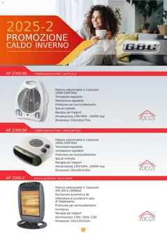 Anteprima dell'opuscolo Volantino Caldo Inverno dal negozio GBC valido da 24/10/2025