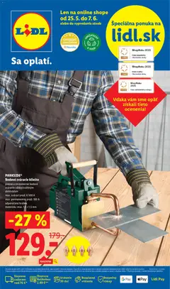 Náhľad Lidl letáku platného od 25.05.2026
