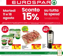 Anteprima dell'opuscolo Eurospar volantino Ravenna dal negozio Eurospar valido da 01/08/2026