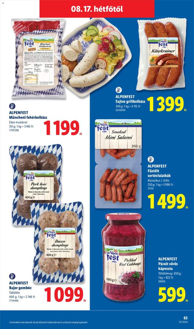 Új Lidl akciós újság 08.13.