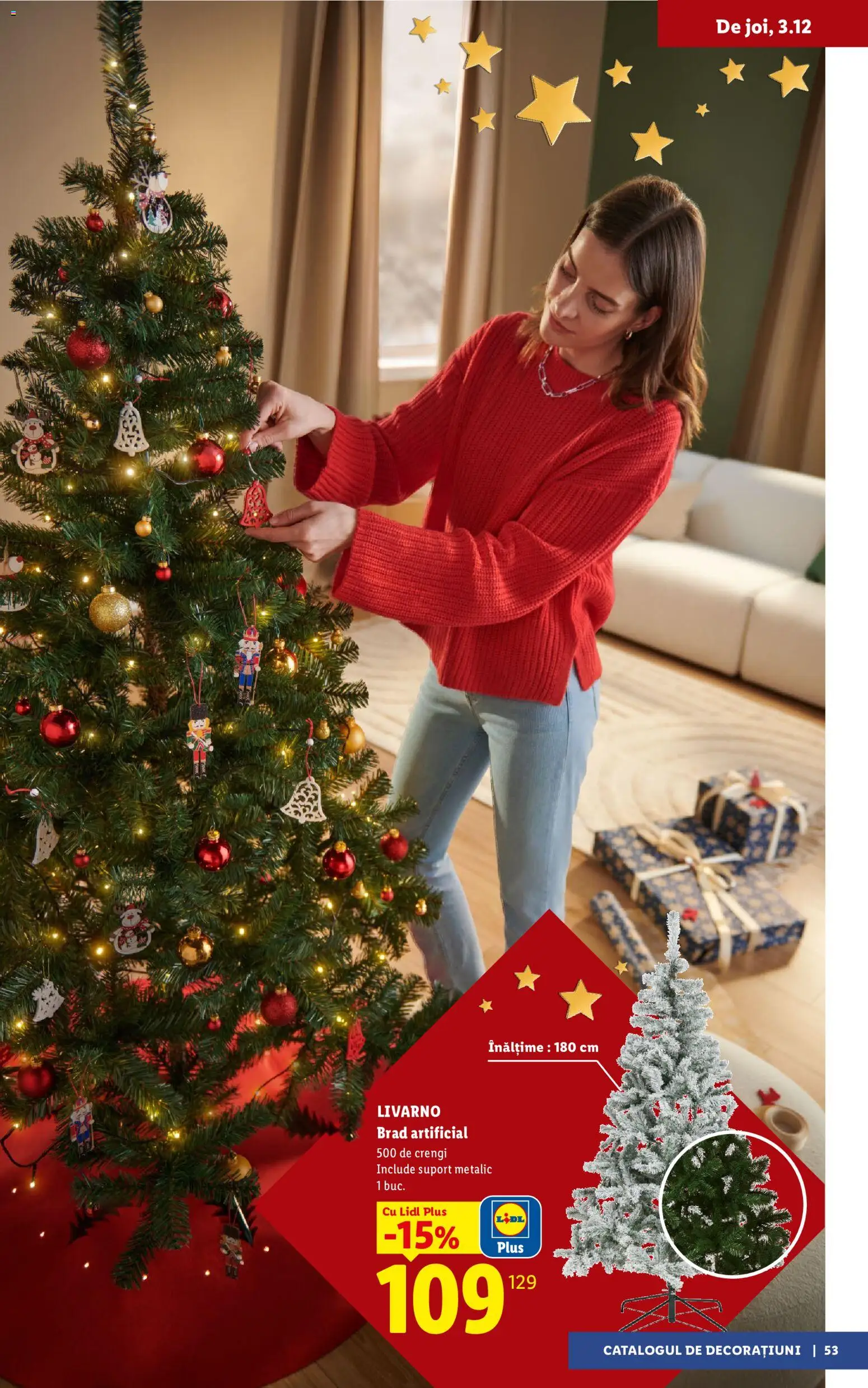 Previzualizarea de cataloage: Lidl Lidl Catalog Decorațiuni valabil de la 05.11.2026 - Plus, Suport