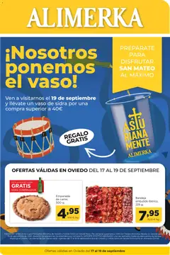 Vista previa del folleto de la tienda Alimerka válido desde el 17/09/2026 