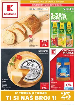 Pregled letka Kaufland - Karlovac trgovine Kaufland vrijedi od 14.10.2026