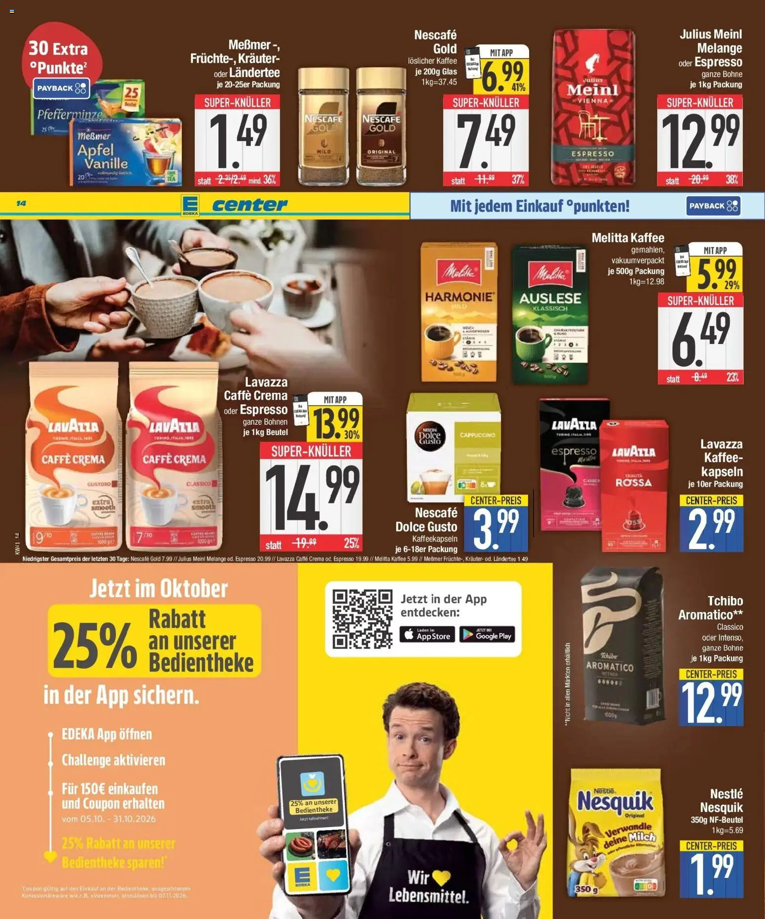 Vorschau von dem Prospekt des Geschäftes E center, gültig ab dem 05.10.2026