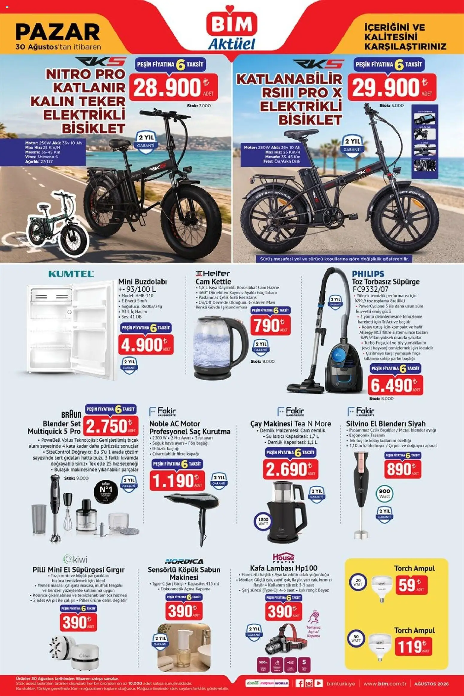 BİM BİM - Katalog Pazar 30.08.2026 - Broşürünün önizlemesi