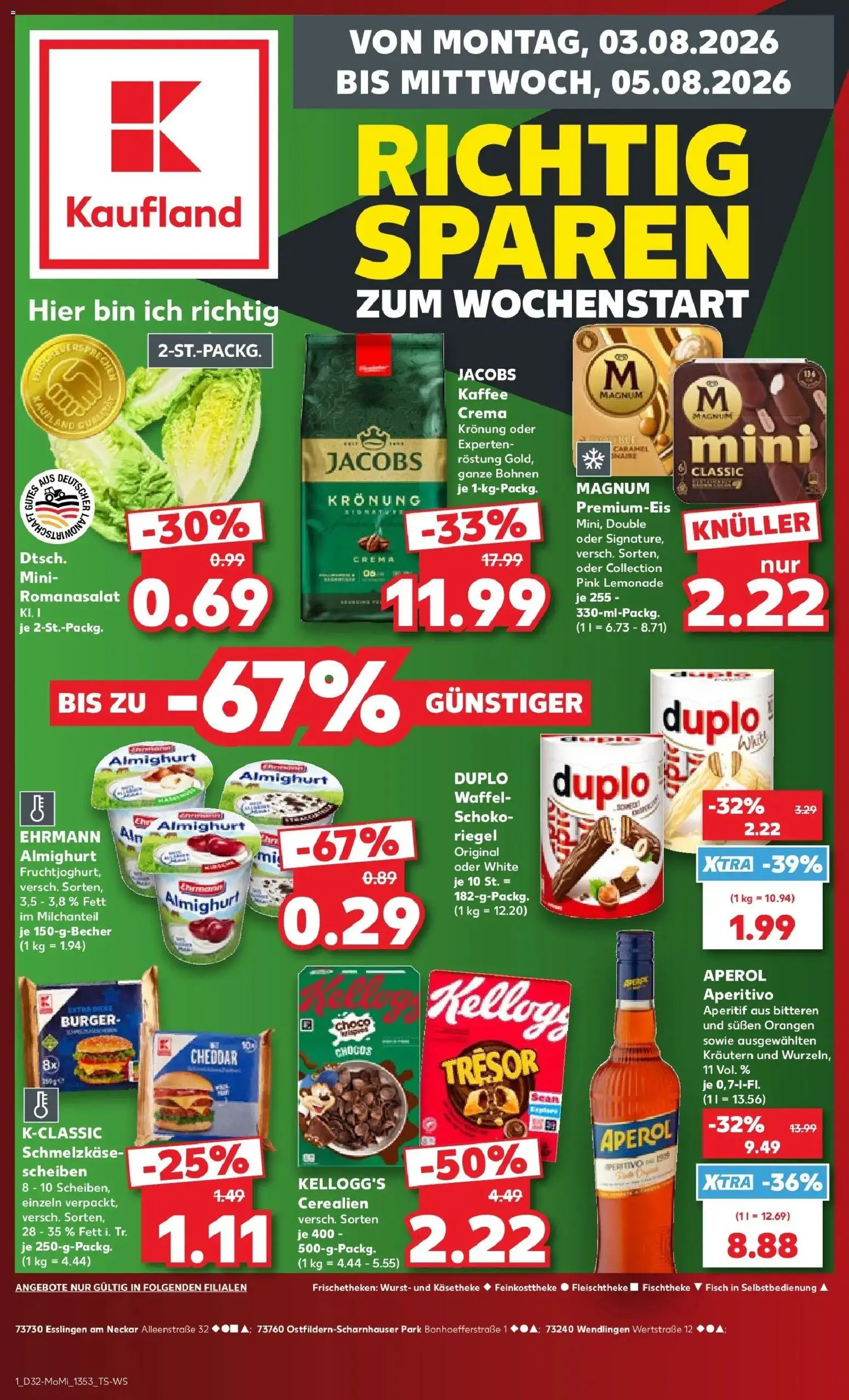 Vorschau von dem Prospekt des Geschäftes Kaufland, gültig ab dem 03.08.2026