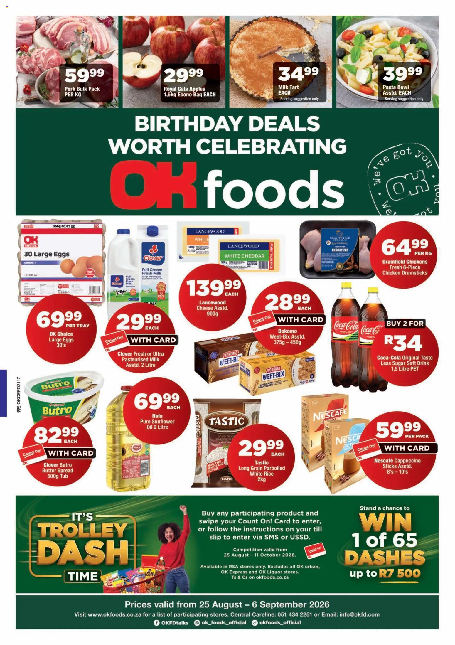 Preview of OK Foods flyer valid from 25/08/2026