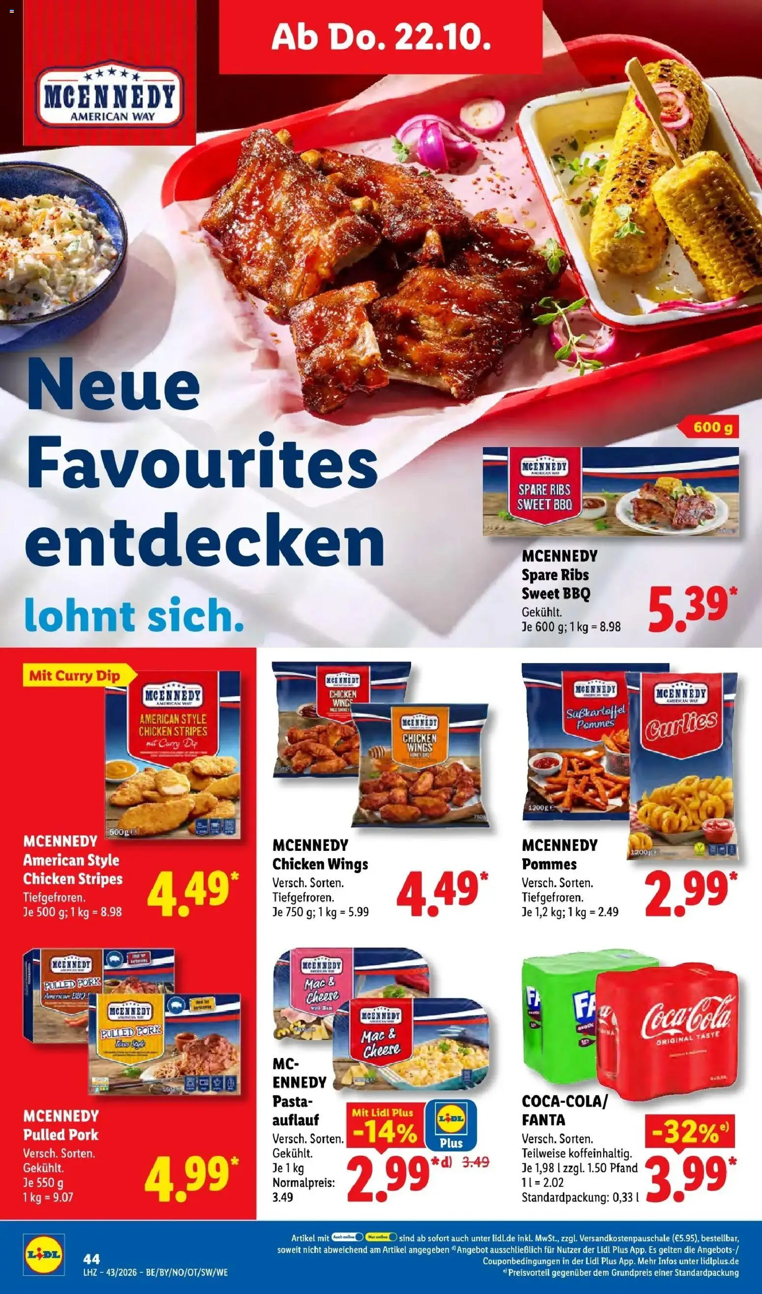 Vorschau von dem Prospekt des Geschäftes Lidl, gültig ab dem 19.10.2026