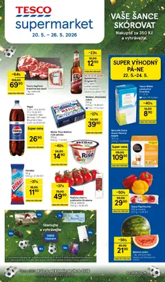 Náhled nabídky: Tesco Tesco leták - Supermarket platný od 20.05.2026