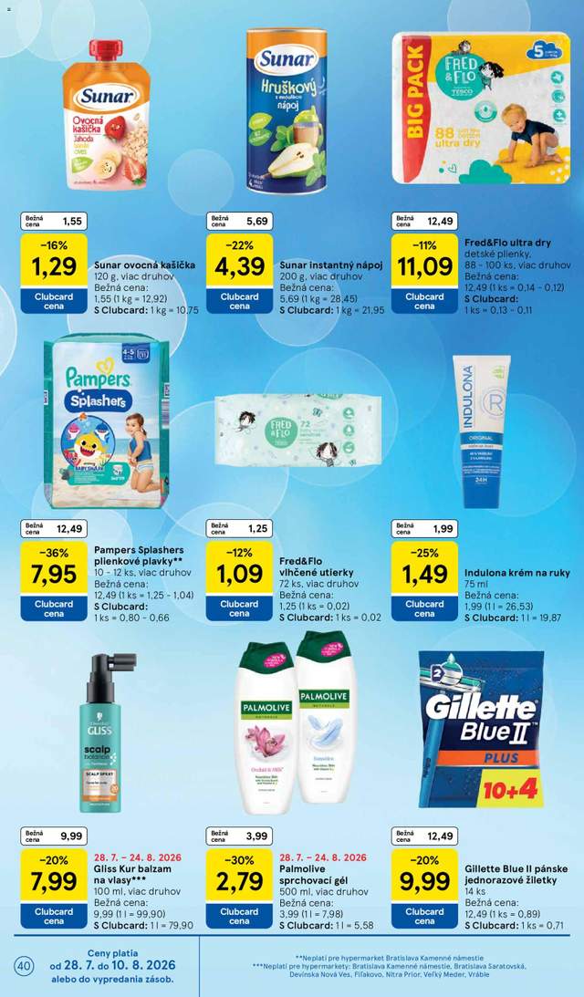 Nový Tesco leták od 29.07.