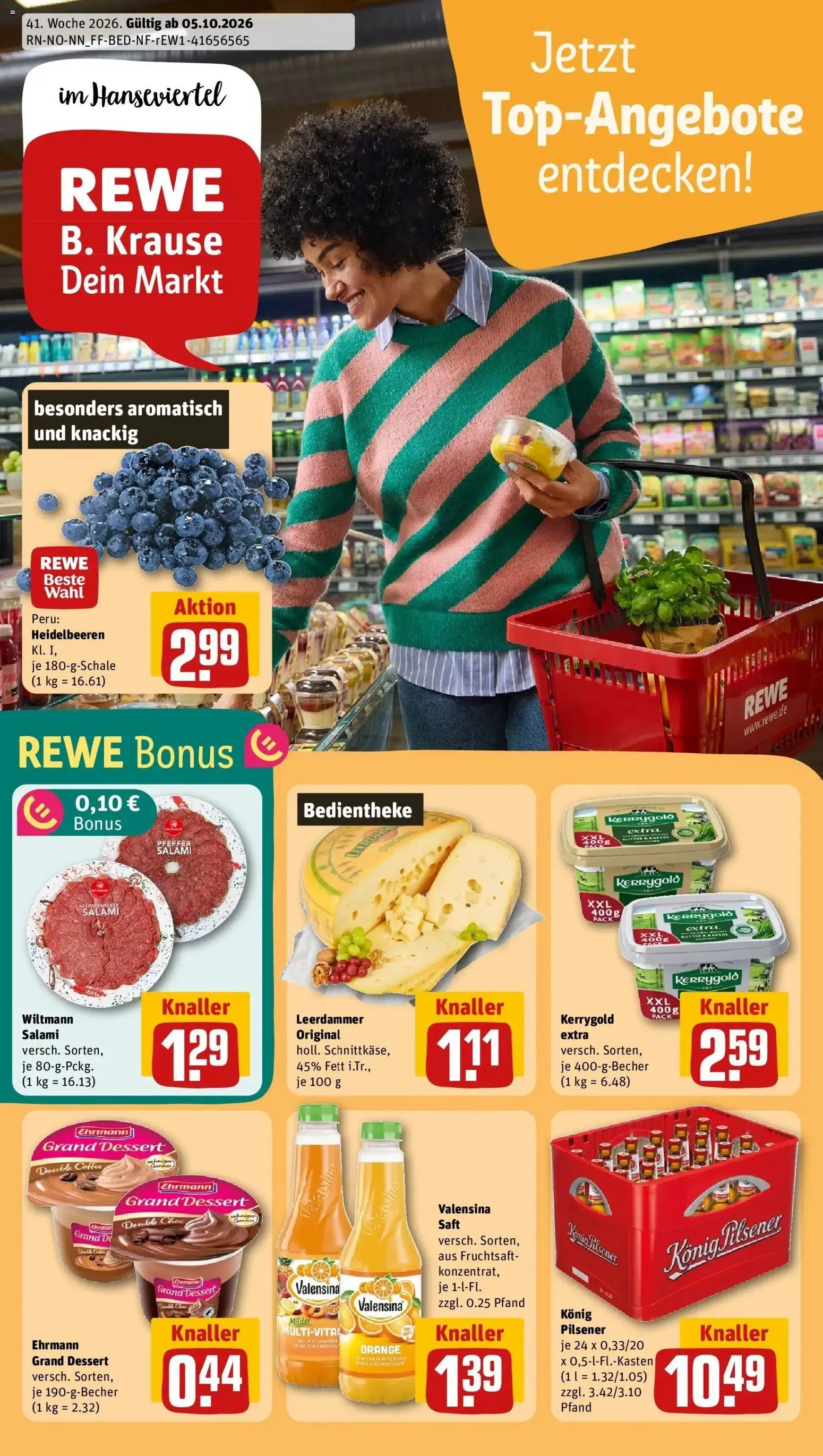 Vorschau von dem Prospekt des Geschäftes Rewe, gültig ab dem 05.10.2026