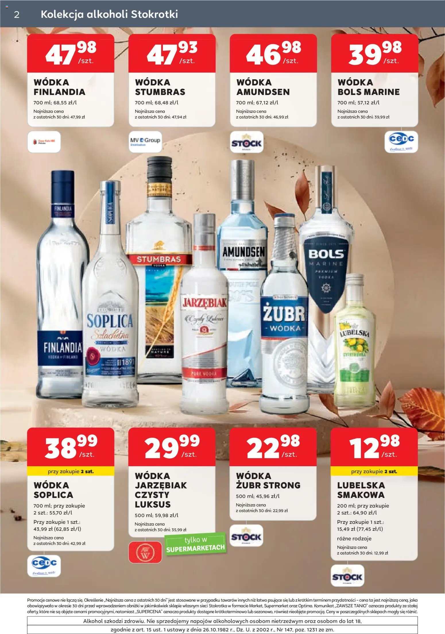 Pogląd gazetki "Stokrotka gazetka - Oferta alkoholowa" ze sklepu Stokrotka ważnej od 03.09.2026