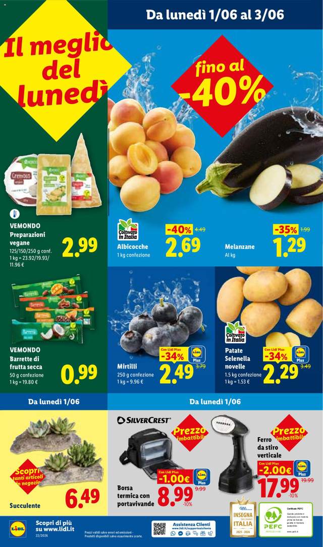 Nuovo volantino Lidl dal 28/05