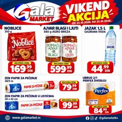 Pregled Gala MARKET kataloga - važi od 23.10.2026