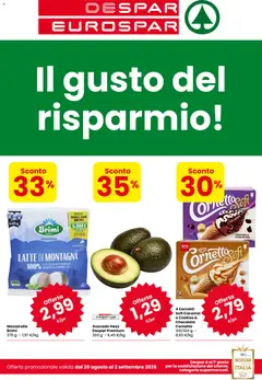 Anteprima dell'opuscolo Eurospar volantino Grado dal negozio Eurospar valido da 20/08/2026