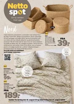 Eksempel på tilbudsavis Netto - Nonfood uge 34 fra butik Netto gyldig fra 15/08/2026
