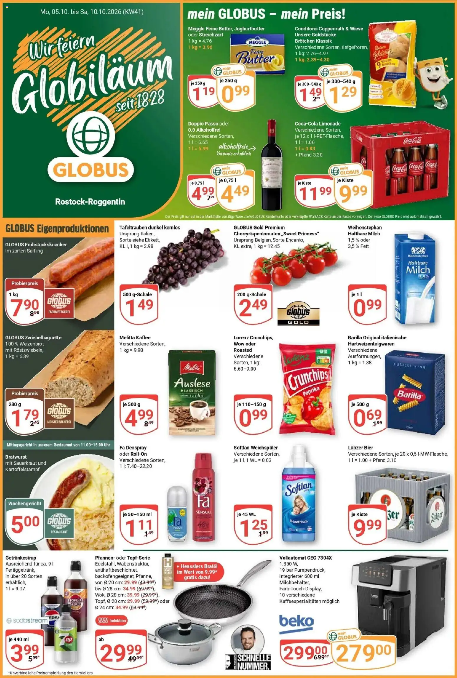 Vorschau von dem Prospekt des Geschäftes Globus, gültig ab dem 05.10.2026