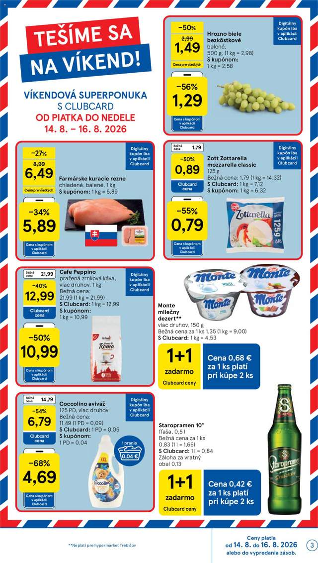 Nový Tesco leták od 12.08.