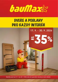 Náhled nabídky: BAUMAX BAUMAX leták - Dveře a podlahy platný od 17.09.2026