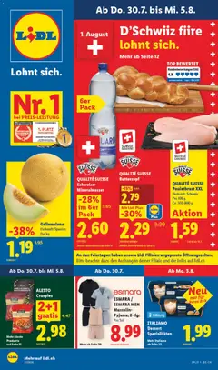 Vorschau des Merkblatts Lidl aktionen vom Shop Lidl gültig von 30.07.2026 bis 05.08.2026