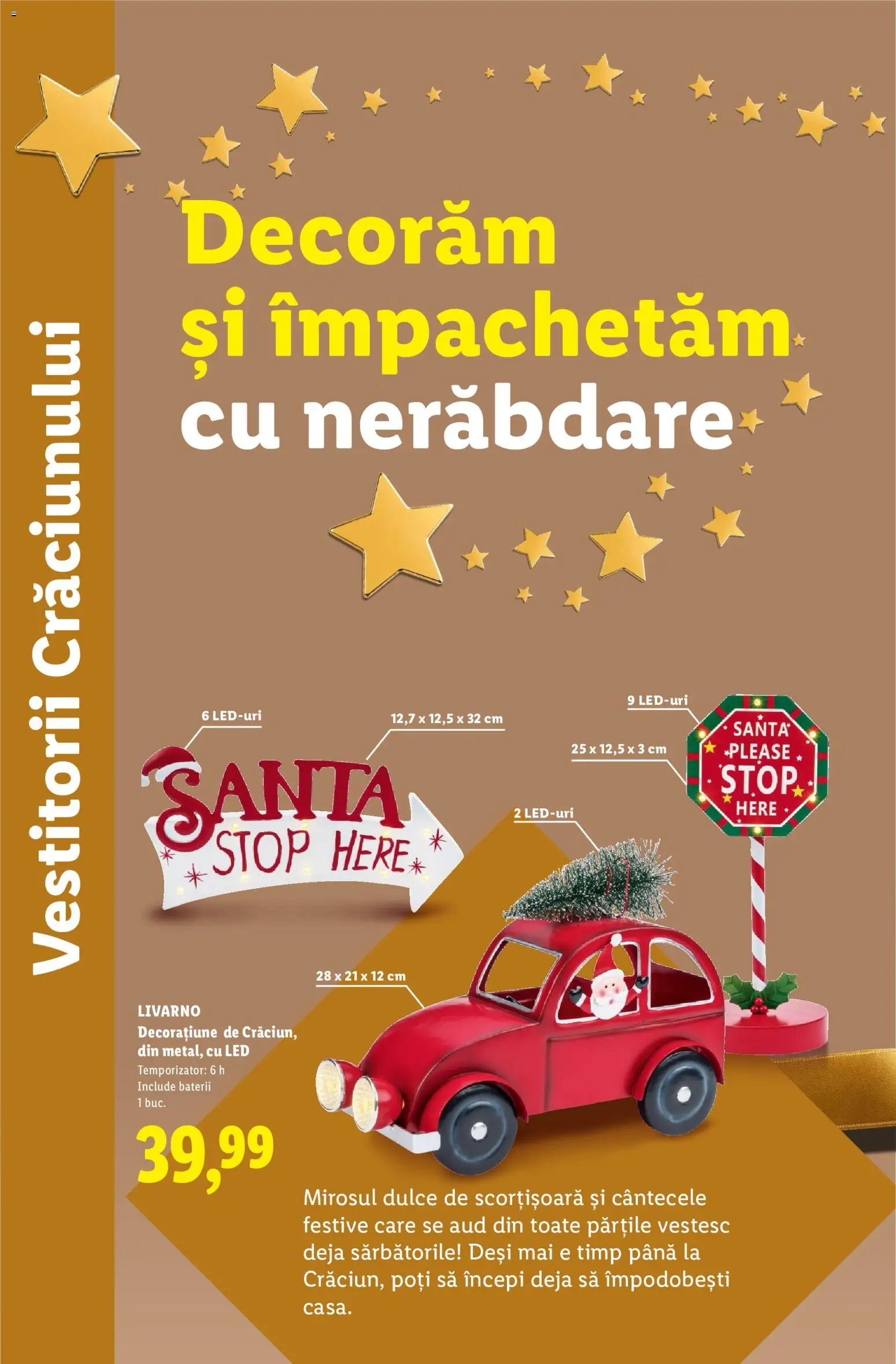 Previzualizarea de cataloage: Lidl Lidl Catalog Decorațiuni valabil de la 05.11.2026 - LED, Baterii