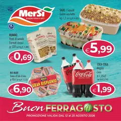 Anteprima dell'opuscolo MerSi Supermercati volantino dal negozio MerSi Supermercati valido da 12/08/2026