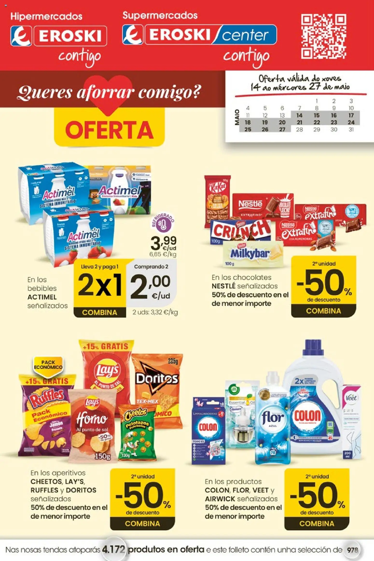 Vista previa del folleto de la tienda Eroski válido desde el 14/05/2026 - Jamón, Horno, Sal, Almendras