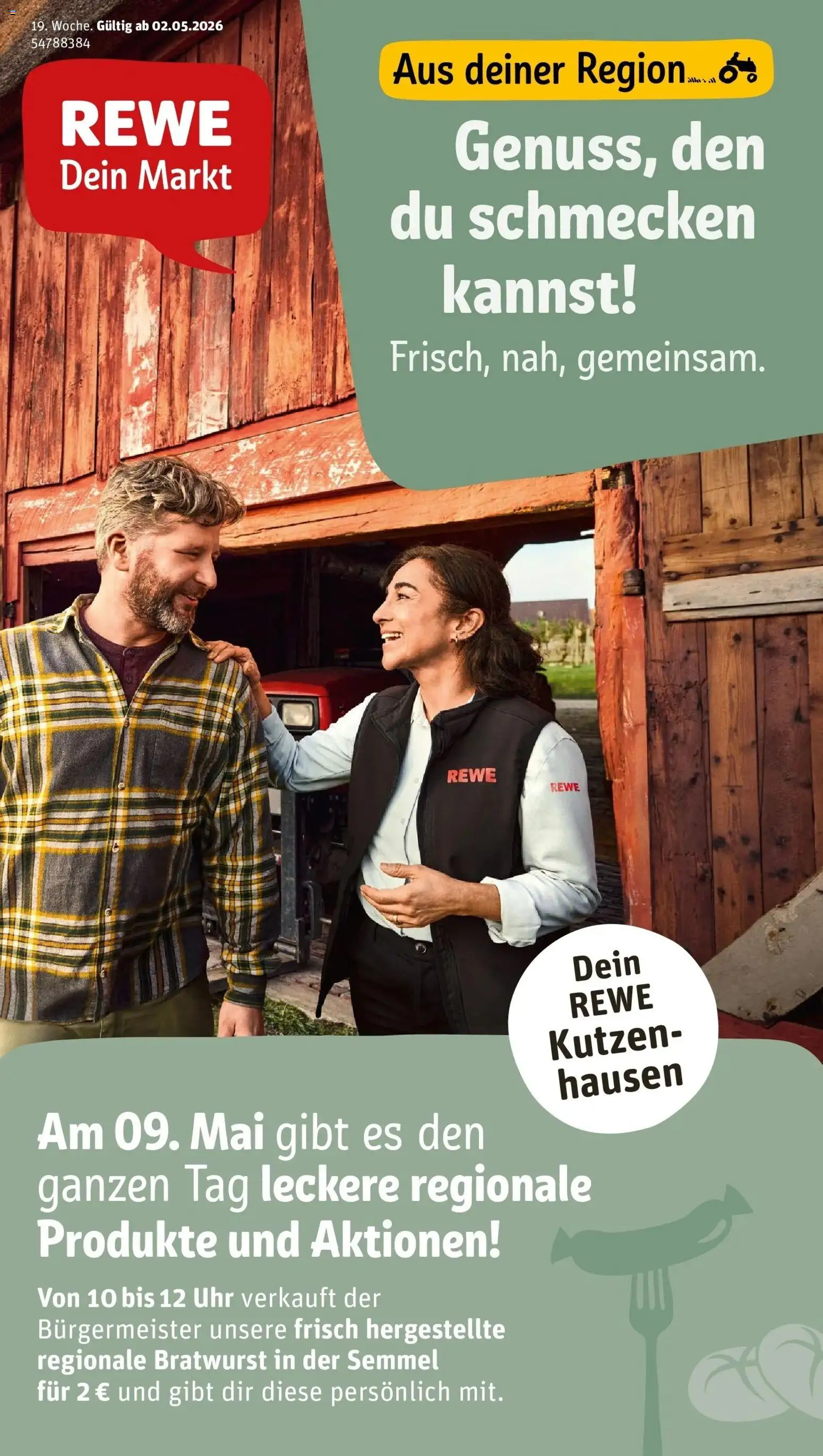 Vorschau von dem Prospekt des Geschäftes Rewe, gültig ab dem 04.05.2026
