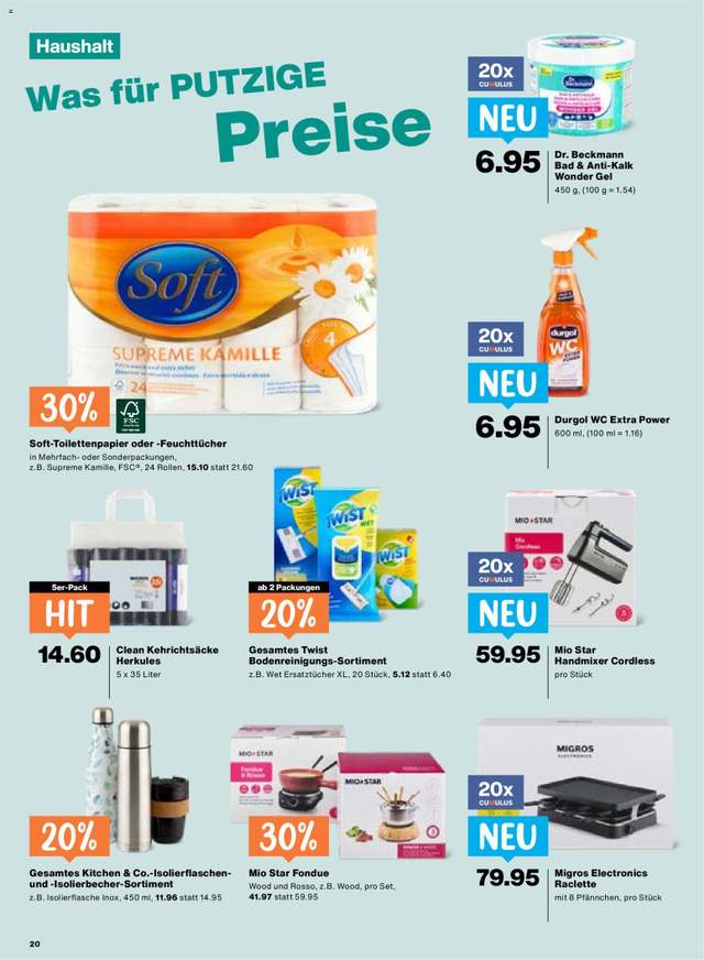Neue Migros Aktionen ab 22.10.