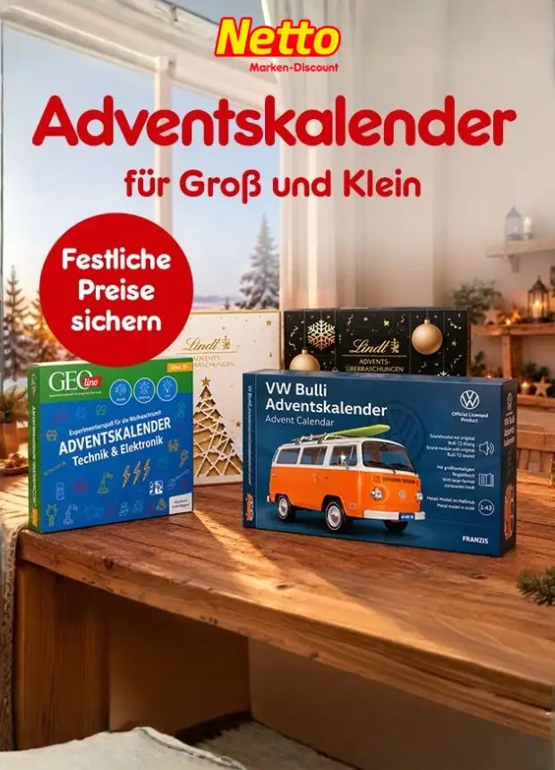 Netto Marken-Discount Produktkatalog - Adventskalender ab 23.10.2026 gültig